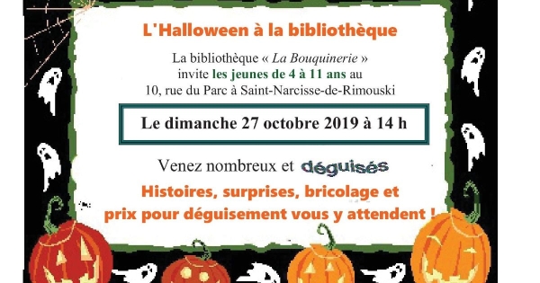 L'Halloween à la bibliothèque